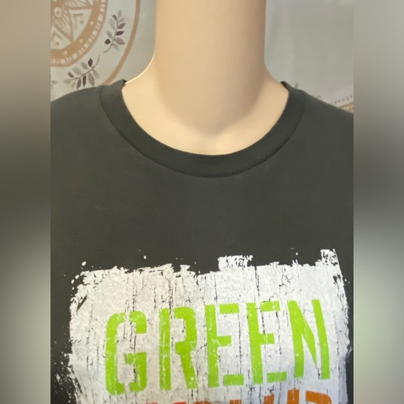 US Open Billie Jean King 100% Organic Cotton Green Your Game t-shirt size large - Picture 3 of 7